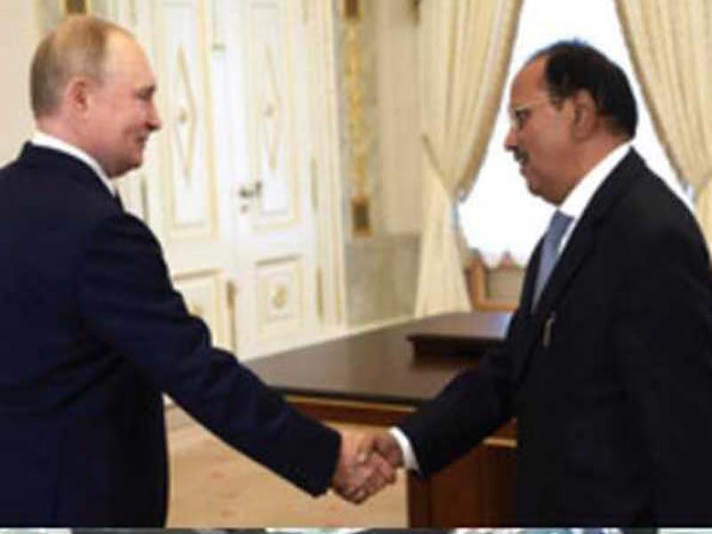 I was asked to personally brief you on the talks with Zelenskyy by PM Modi: NSA Doval to Putin, the president
