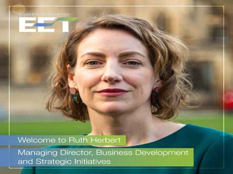 Ruth Herbert has been appointed MD, Business Development and Strategic Initiatives by EET.