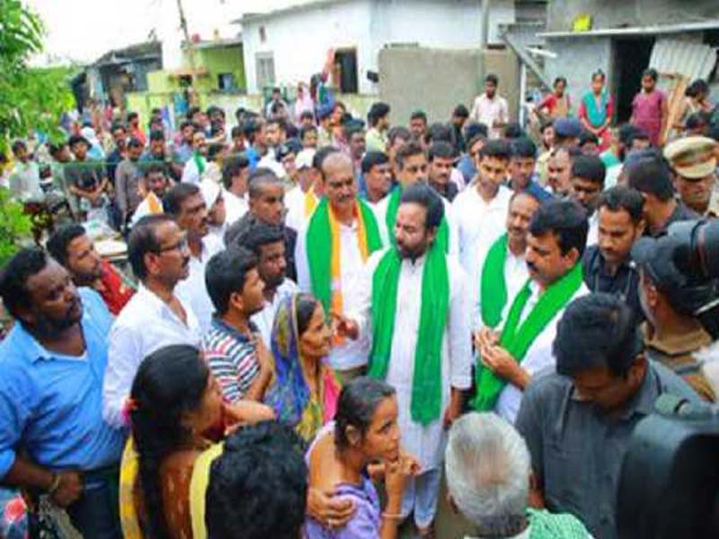 Union Minister Kishan Reddy pledges assistance to the flood victims in Khammam
