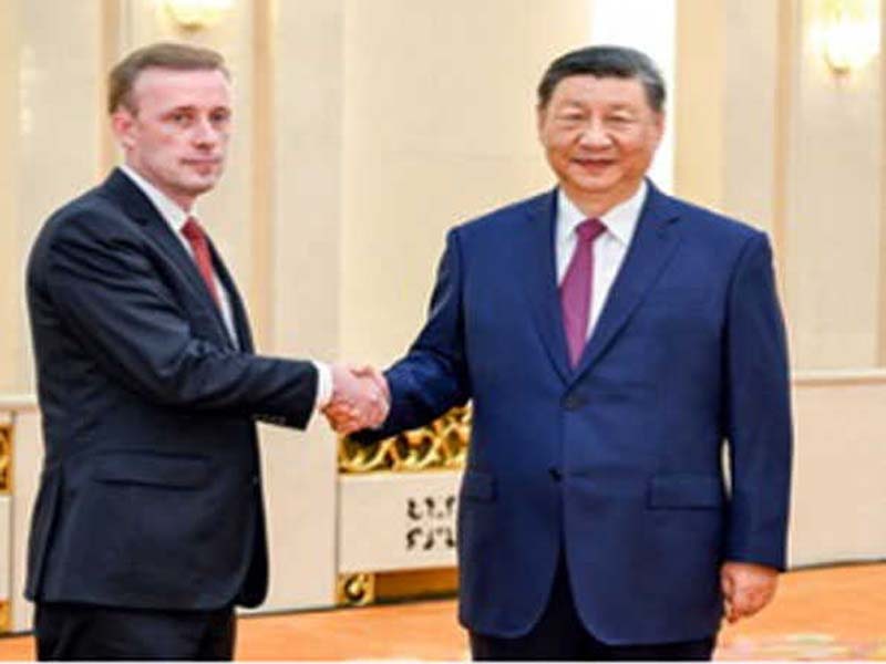 Xi meets the national security advisor of the US