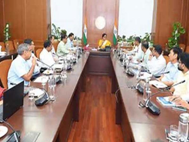 Telangana CS requests lenient guidelines for relief and updates the central team on rain damage.
