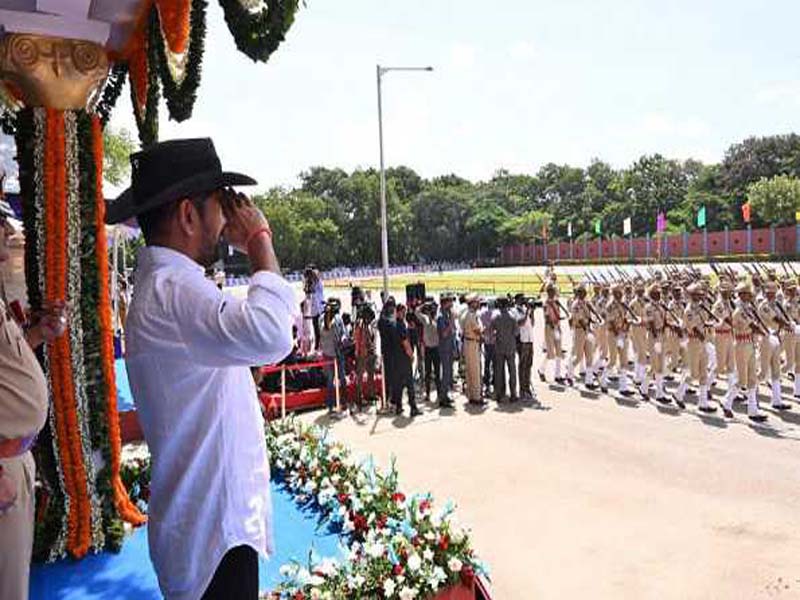 Telangana’s chief minister calls on police to fight drug usage and announces 35,000 government jobs.