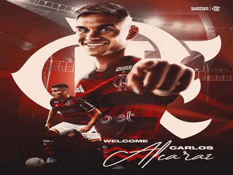 Flamengo signs Argentine midfielder Alcaraz.