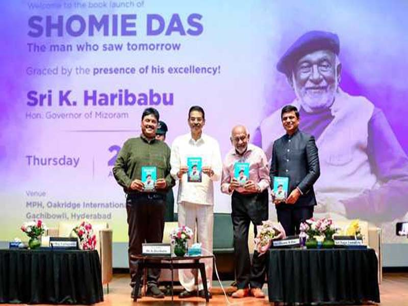 Mizoram Gov. releases book in memory of educator Shomie Das