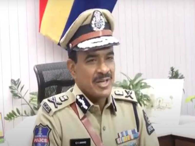 CV Anand becomes the new Police Commissioner of Hyderabad.