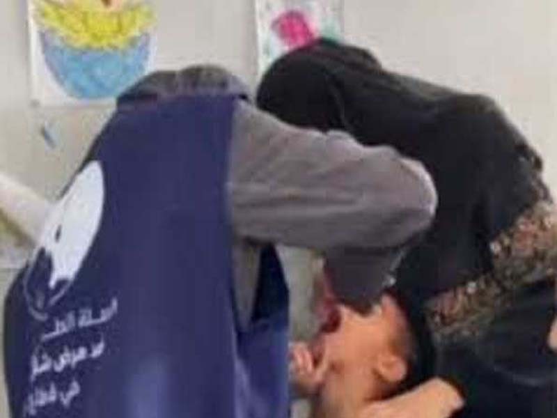 According to reports, the UAE immunised 460,000 youngsters in Gaza against polio.