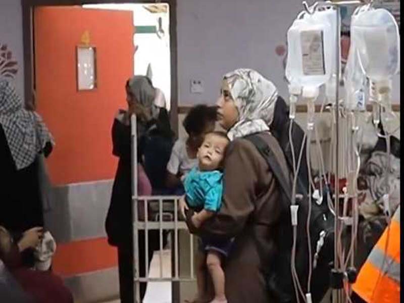 WHO reports that Israel and Hamas have agreed to halt polio vaccinations in Gaza.