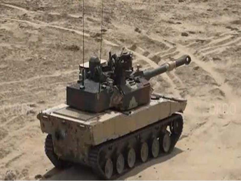 Indian Light Tank “Zorawar” field firing testing are successfully completed by DRDO.