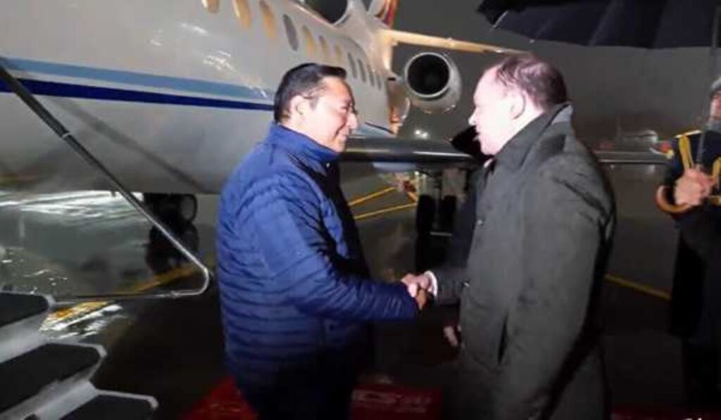 The president of Bolivia travels to Kazan for the BRICS conference.