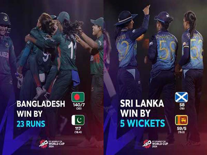 Bangladesh and Sri Lanka Win in WT20WC 2024 Warm-Ups