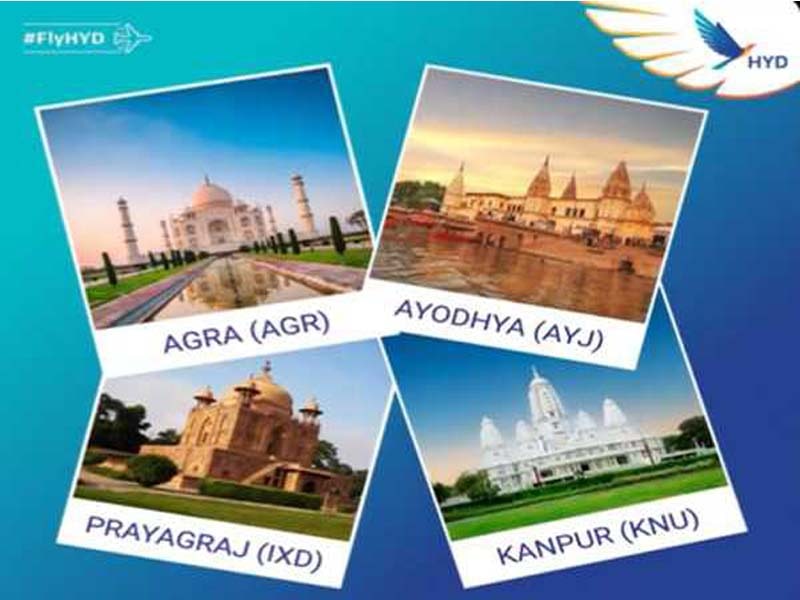 New Flights from Hyderabad to Ayodhya, Kanpur, and Prayagraj