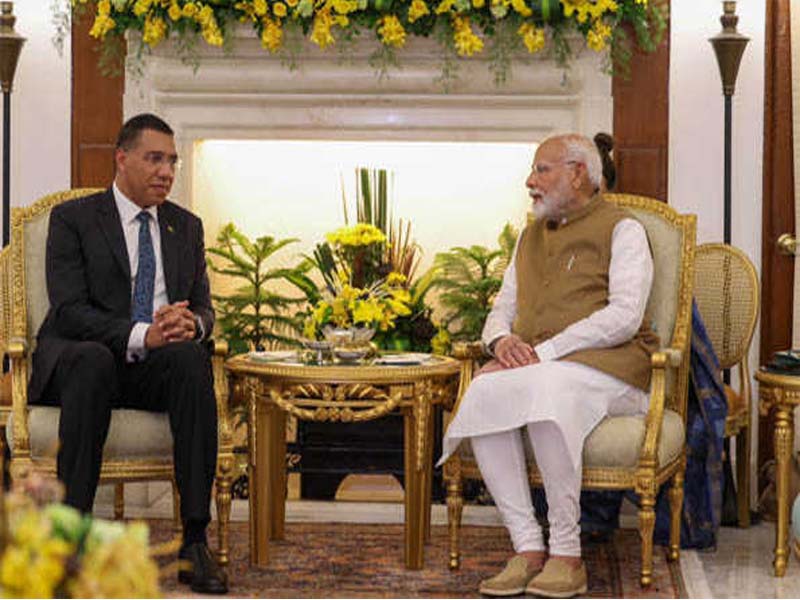 Modi and Holness Sign Digital Agreements Between India and Jamaica