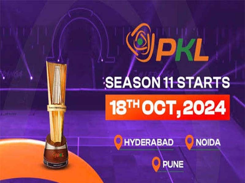 Pro Kabaddi League Season 11 Starts October 18 in Hyderabad