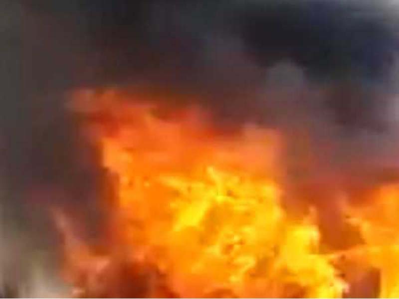 Major Fire in Two Jangaon Shopping Malls