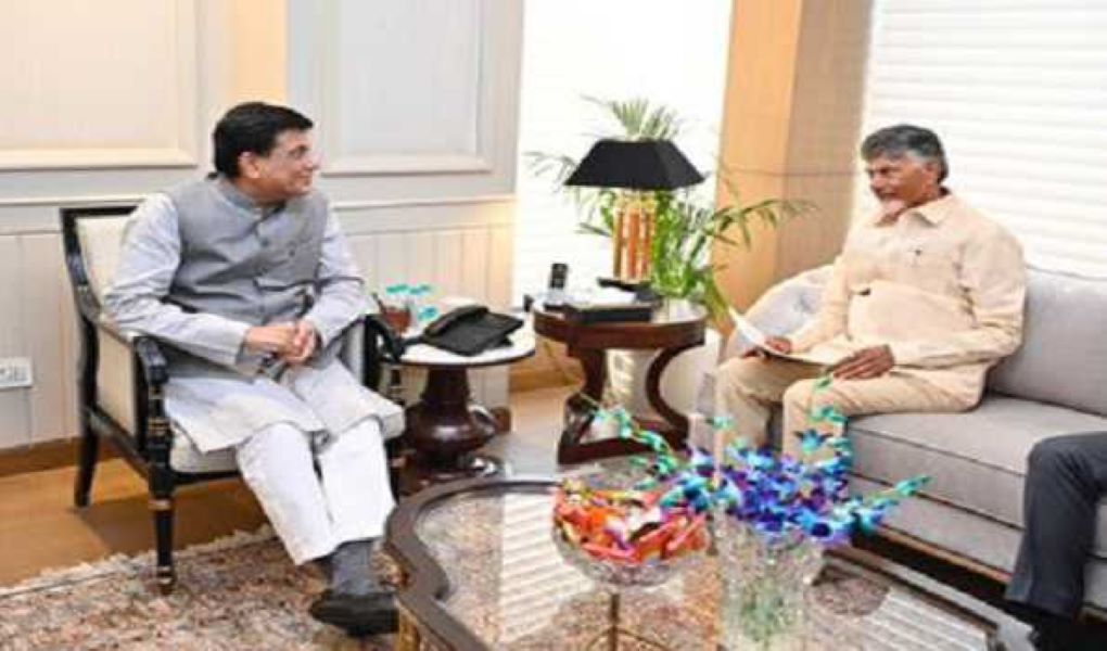 Union Minister is called upon by AP CM