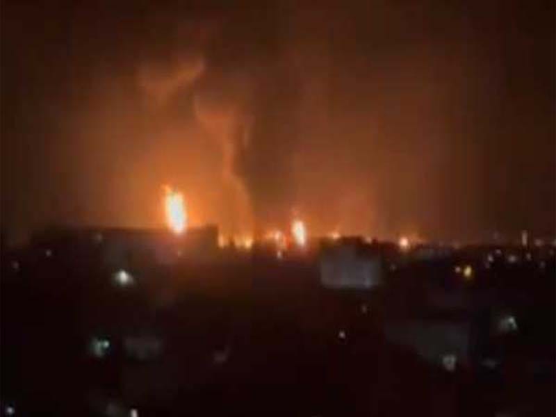 Russia: No casualties reported after an oil store fire in Feodosia