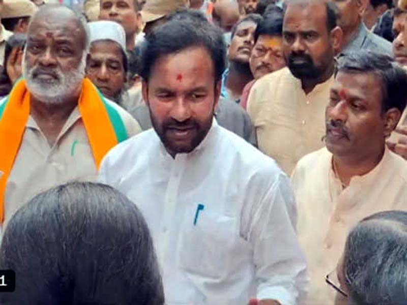 Cong Govt is criticized by Kishan Reddy