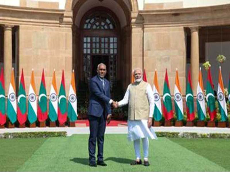 Maldives President Calls Meetings with PM Modi and President Murmu Productive