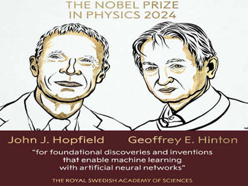 Nobel Prize in Physics awarded to two scientists.