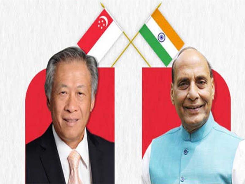 India and Singapore Defence Ministers meet on October 22.