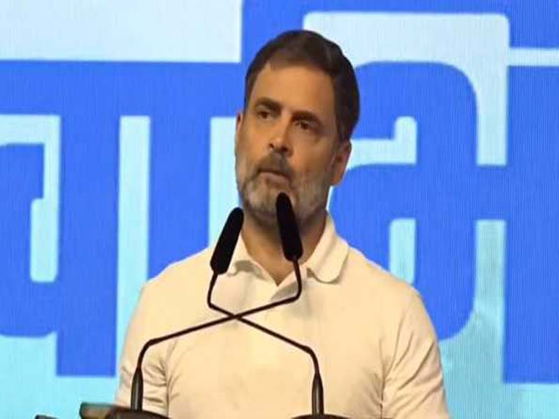 Rahul Gandhi attacks BJP and RSS in Maha