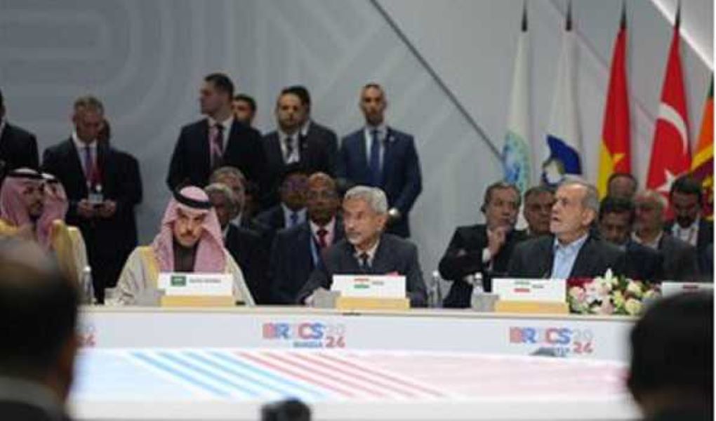 EAM Discusses Middle East Conflict at BRICS