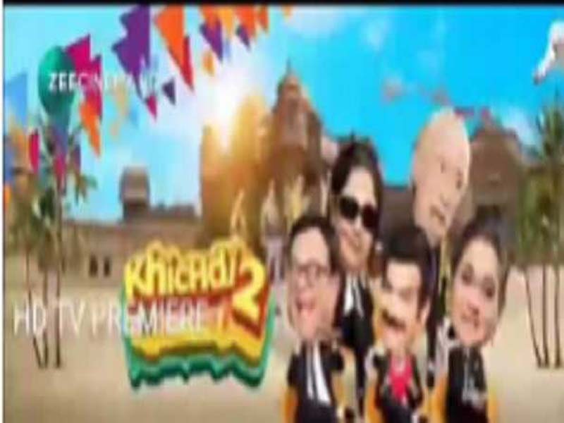 On November 3, Khichdi 2 World Television premieres.
