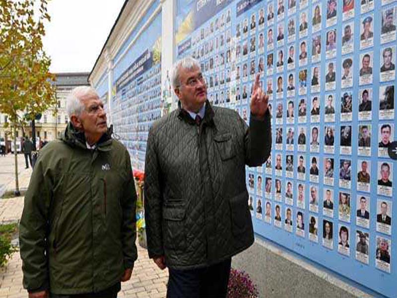 Borrell, the head of EU foreign policy, travels to Kiev