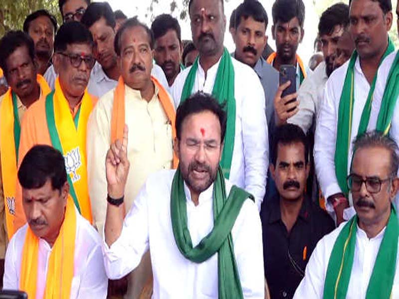Kishan Reddy Criticizes Telangana for Delayed Grain Purchases