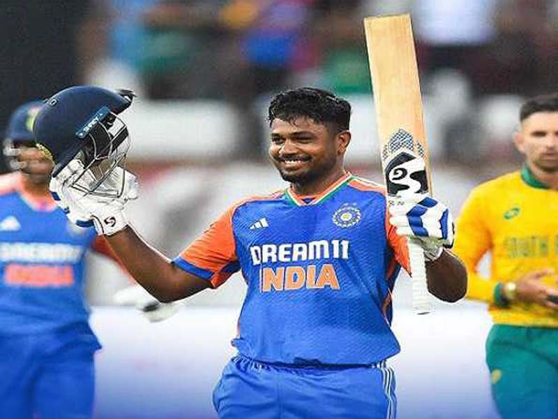 Back-to-back centuries from Samson help India reach 202