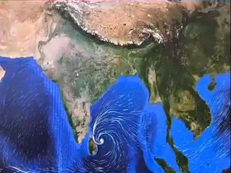 Cyclone Fengal being tracked by ISRO satellites