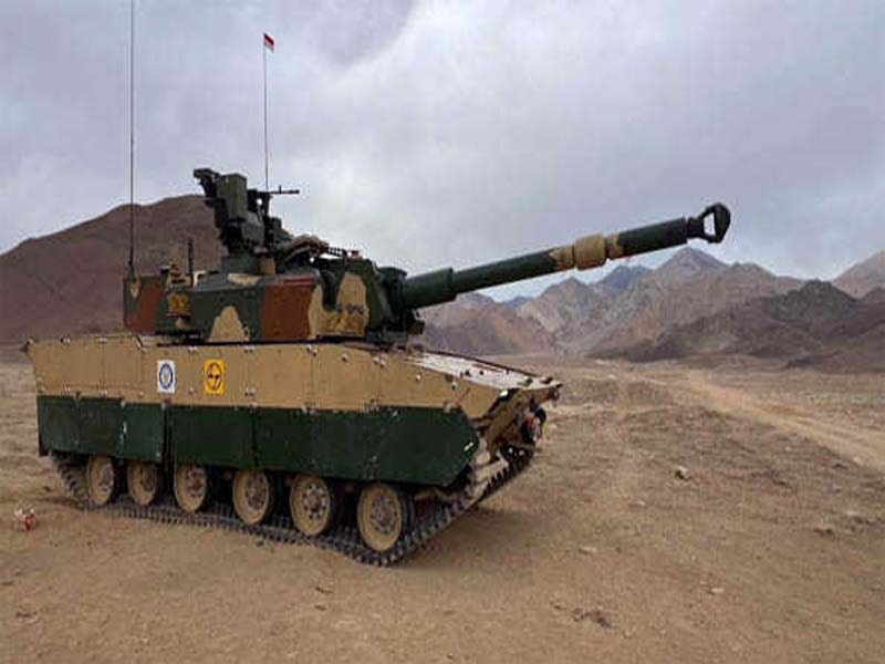Indian Light Tank Accurately Fires Multiple Rounds at High Altitude