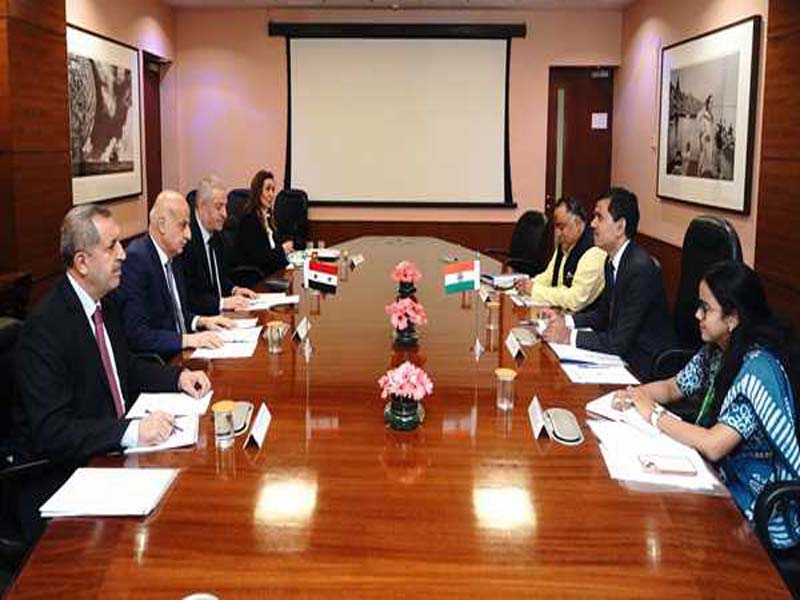 India and Syria talk on ways to strengthen their relationship.