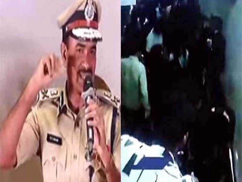 Police release footage of the rush in the Sandhya theater