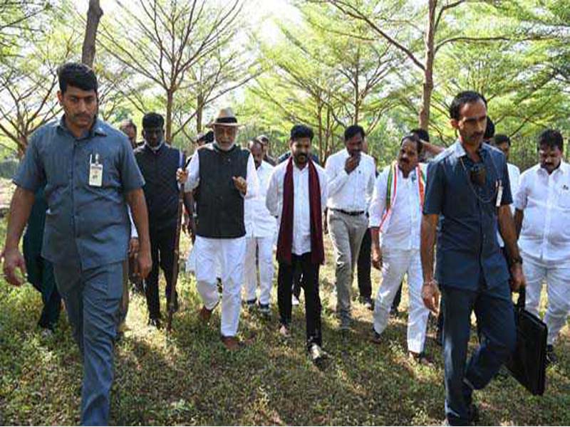 Telangana Chief Minister Visits Kanha Shanti Vanam