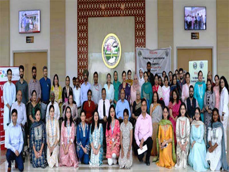 At Jammu AIIMS, more than fifty academic members participate in a course on genetic counseling and prenatal diagnosis.
