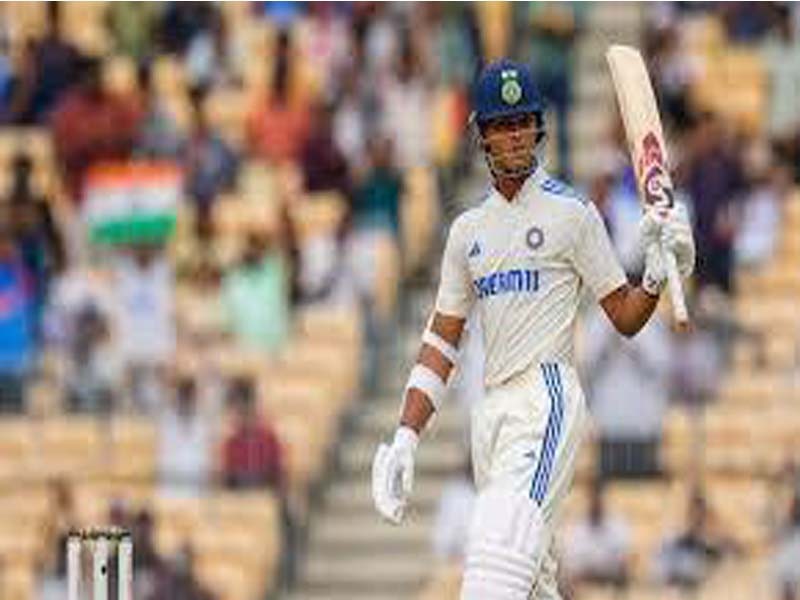 At tea, Jaiswal’s fifty-score brings India to 178 for six.