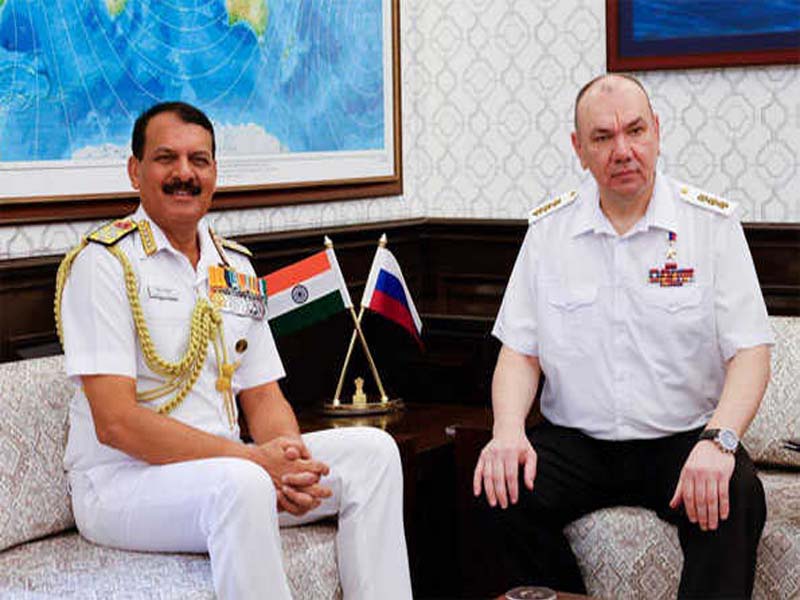 The head of the Russian military will talk about naval exercises in India: Defense Ministry