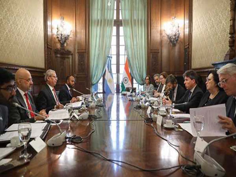 The seventh round of foreign office consultations between Argentina and India