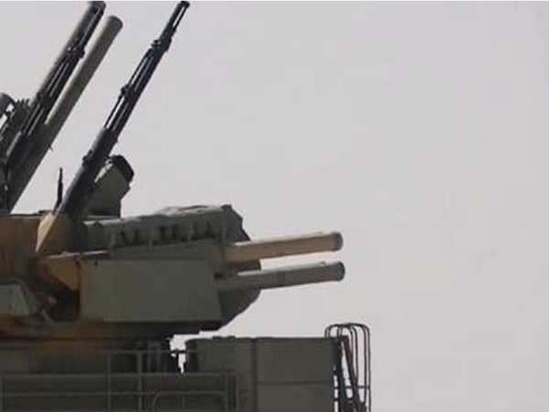 Sounds of explosions over Syria
