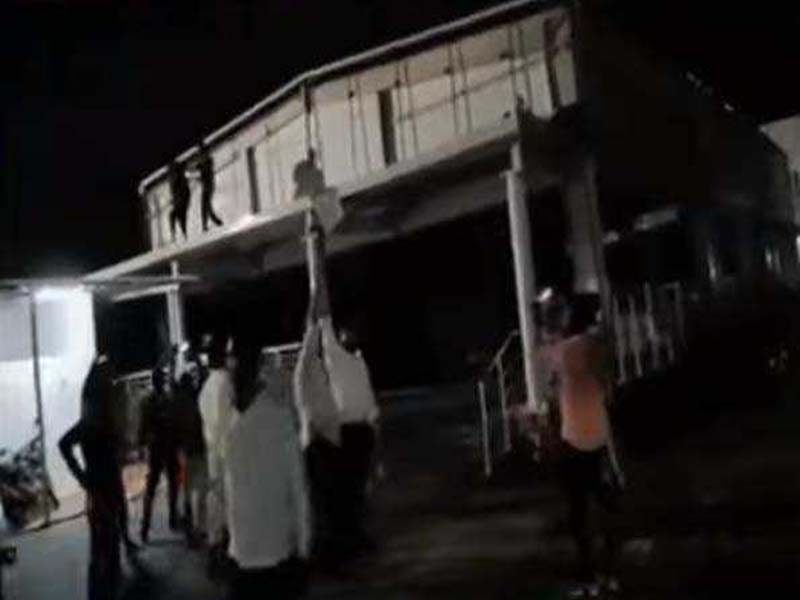 Telangana: Congressmen storm BRS lawmaker Harish Rao’s Siddipet office