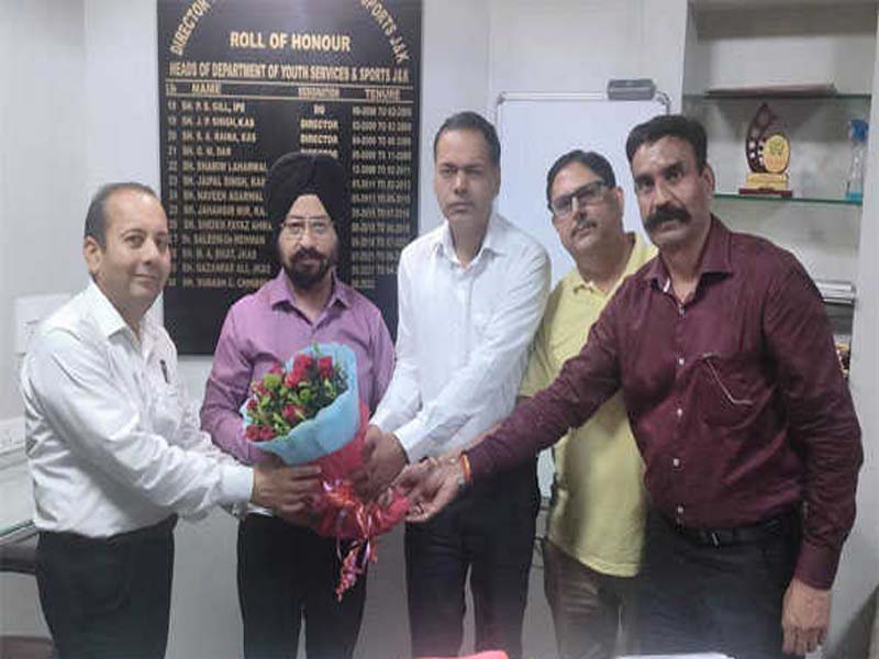 The new DG of J&K Youth Services & Sports is Rajinder Singh Tara.