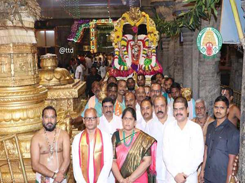 In Tirumala, Kaisika Dwadasi Asthanam was held
