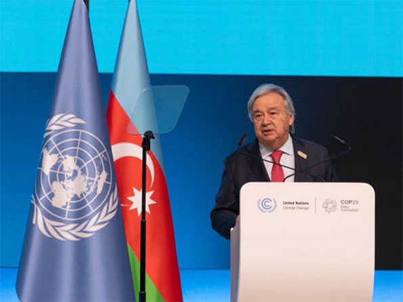 COP29: Guterres Urges Early Warning Systems for Extreme Heat